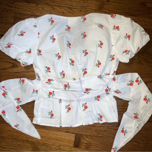 Maeve by Anthropologie Bubble-Sleeve Blouse - Picture 9 of 12